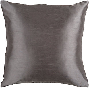 Surya Ella Throw Pillow, Black/Gray, large