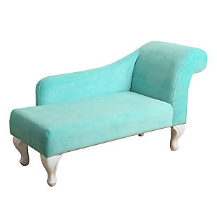 HomePop Juvenile Chaise Lounge, Blue, large