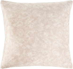 Surya Lily Throw Pillow, Khaki/Cream, large