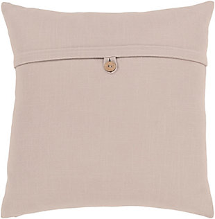 Surya Londyn Throw Pillow, Taupe, large