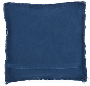 Nourison Indoor/outdoor Pillow 18" X 18", Blue, large