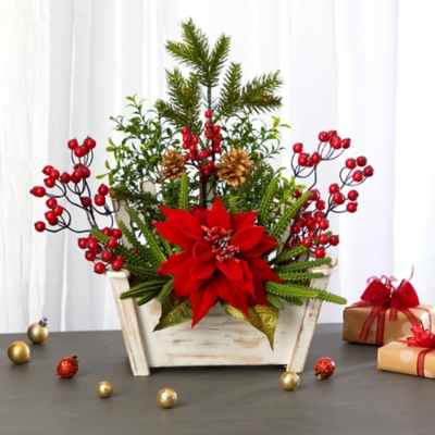 Poinsettia deals arrangements christmas