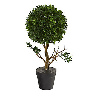Sterling 15" Boxwood Topiary Artificial Tree UV Resistant (Indoor/Outdoor), , large