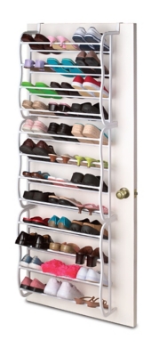 Over The-Door Wall Hanging 36-Pair Shoe Rack