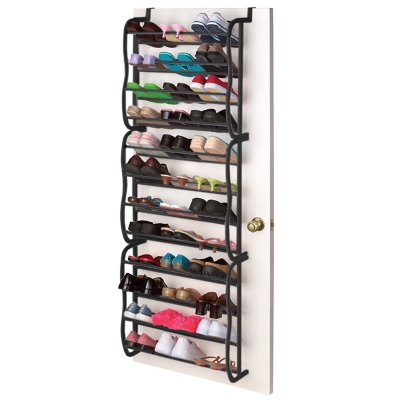 Sunbeam 'Over The Door' 36-Pair Shoe Rack, White