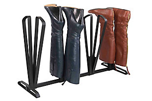 Contemporary Four Pair Adjustable Boot Rack, , large