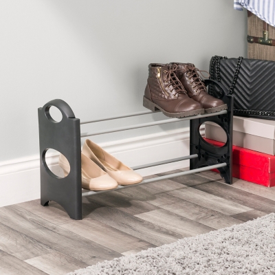 Contemporary Six Pair Shoe Rack Ashley Furniture Homestore