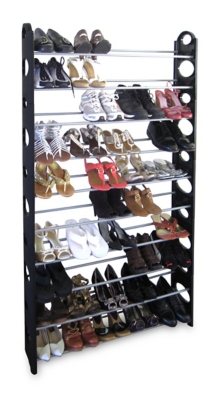 Shoe rack holds online 50 pairs