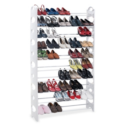 Space Saving 60 Pairs Shoe Rack Organizer 10-Tier Stackable Shoe