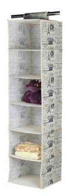 Postcards from Paris Six Shelf Closet Organizer, , large