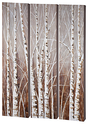 Home Accents Birch Tree Wall Art (Set of 3), , large