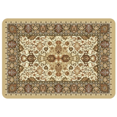 Bungalow Premium Comfort Tabriz Natural 22"x31" Mat, Natural, large