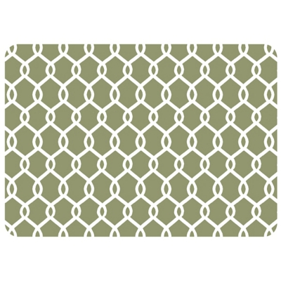 Bungalow Premium Comfort Chain Link Sage 22"x31" Mat, Sage, large