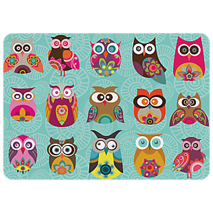 Bungalow Premium Comfort Valentine Owls 22"x31" Mat, , rollover