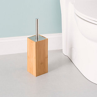 Home Accents Bamboo Toilet Brush Holder, , rollover