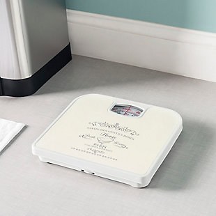 Home Accents Paris Mechanical Weighing Scale, White, rollover