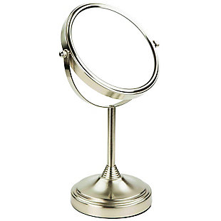 Home Accents Elizabeth Collection Cosmetic Mirror, Silver, large