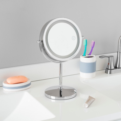 Home Accents Cosmetic Mirror with LED Light, , rollover