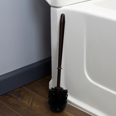 Home Accents Plastic Toilet Brush, Black, large