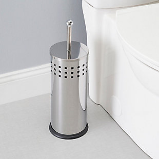 Home Accents Stainless Steel Toilet Plunger & Holder, , rollover