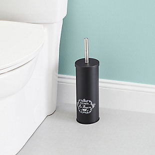 Home Accents Paris Le Bain Hide-Away Toilet Brush Holder, , rollover