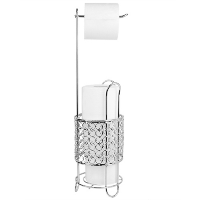 Home Accents Free Standing Dispensing Toilet Paper Holder, , large