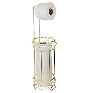 Home Accents Prism Freestanding Dispensing Toilet Paper Holder, , large