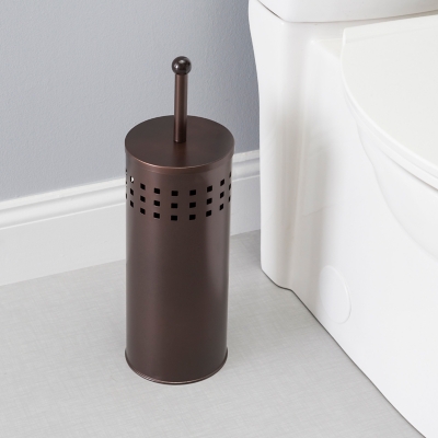 bronze toilet plunger holder