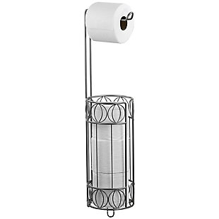 Home Accents Seville Free-Standing Dispensing Toilet Paper Holder, , rollover