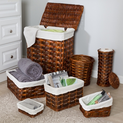 Honey-Can-Do 7 Piece Hamper and Storage Set, , large