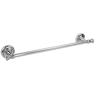 Home Accents Chrome Plated Steel Wall-Mounted Towel Rail, , rollover