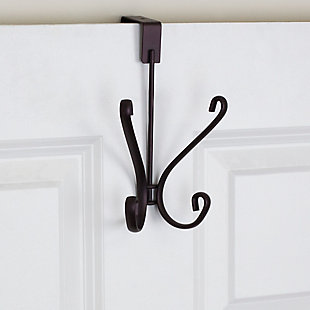 Home Accents Over-the-Door Double Hanging Hook with Rounded Knobs, , rollover