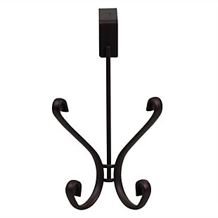 Home Accents Over-the-Door Double Hanging Hook with Rounded Knobs, , large
