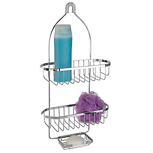 Home Accents Chrome Plated Steel Shower Caddy, , large