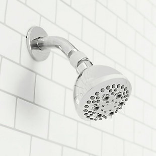 Home Accents Refresh High Pressure Full Coverage 5 Function Fixed Shower Head, , rollover