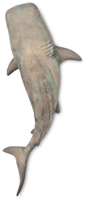 A60000666 Mercana Large Shark Sculpture, Gray sku A60000666