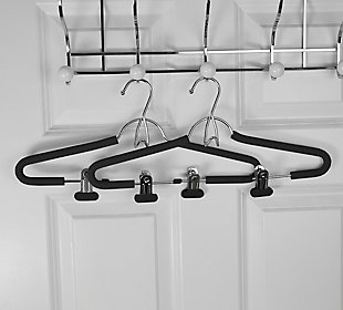 Sunbeam Padded Foam Hangers with Clips and Accessory Hook, , rollover