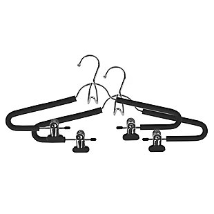 Sunbeam Padded Foam Hangers with Clips and Accessory Hook, , large