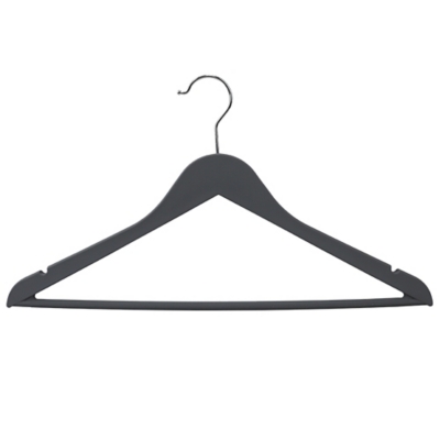 Sunbeam 10-Pack Velvet Hanger, Black, Hangers
