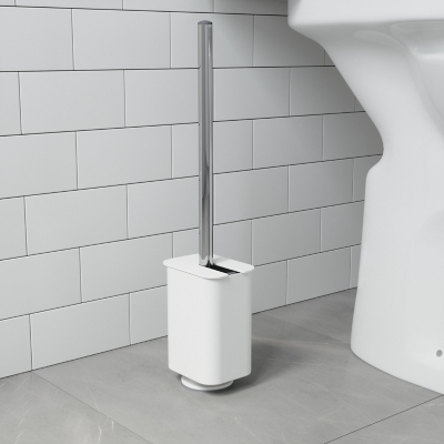 Umbra Flex Sure-Lock Toilet Brush & Holder, , rollover