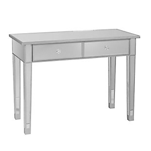 Bellah Mirrored 2-Drawer Console Table, , large