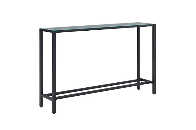 Blucat Narrow Long Console Table With, Long Parsons Console Table