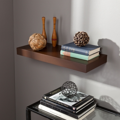 Parma Floating Shelf 24" - Chocolate, Chocolate, rollover