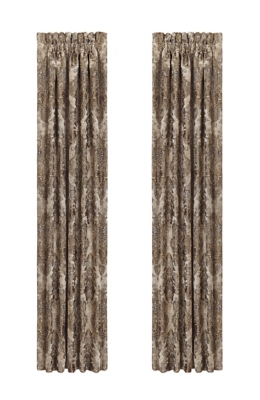 J.Queen New York Bradshaw 84" Window Panel Pair, Natural, rollover