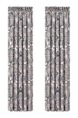 A600007510 J. Queen New York Guiliana Window Panel Pair, Silv sku A600007510