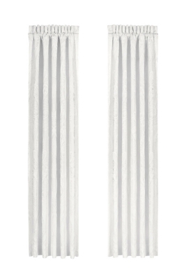 J. Queen New York Bianco Window Panel Pair, White