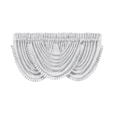 J.Queen New York Astoria - White Window Waterfall Valance