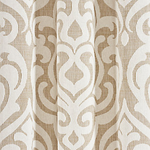 Evoking a mood of bygone elegance, the J. Queen New York Milano 84" Window Panel Pair brings the past beautifully into the present. Sure to add a decorator touch to your home, this set of damask patterned window panels is crafted with care, always cut from the same starting point to ensure panels match when hung side by side. Designed to fit rods up to 3" in diameter.Sold as a pair (2 window panels) | Made of polyester | Fits a rod up to 3" in diameter | Coordinating tiebacks included | Matching valance available, sold separately | Dry clean only | Imported