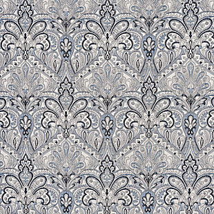 Evoking a mood of bygone elegance, the J. Queen New York Alexis Window Waterfall Valance brings the past beautifully into the present. Sure to add a decorator touch to your home, this damask patterned window valance with waterfall draping is crafted with care and made with 3" header and 3" rod pocket.Made of polyester | Pocket rod design (3" header and 3" rod pocket) | Satin finish | Matching curtain panels available, sold separately | Dry clean only | Imported
