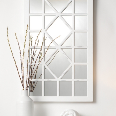 Relaxed Elegance Joanna Mirror, White